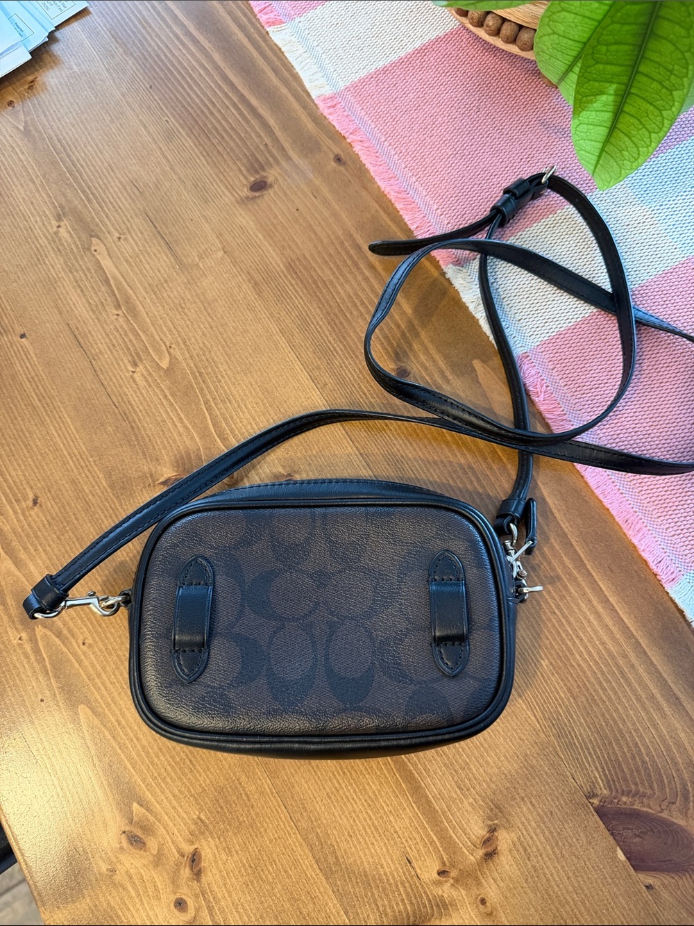 Coach Black Signature Small Crossbody Bag - Picture 2 of 8